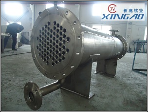 純鈦換熱器！制造好驗收結(jié)束！